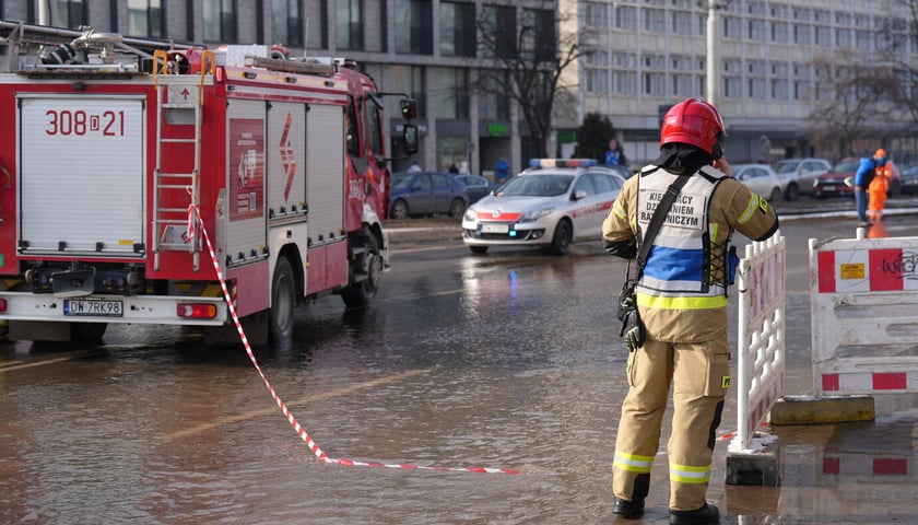 Awaria magistrali w centrum Wrocławia - 19 lutego