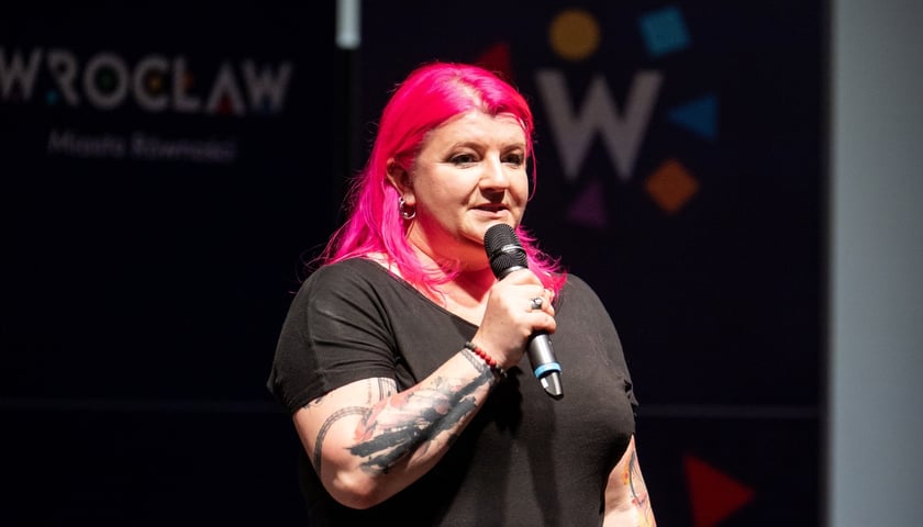 Joanna Czerkasow, dyrektorka Biura Wrocław Bez Barier Urzędu Miejskiego Wrocławia, II Dolnośląski Kongres Praw Zwierząt, 17 kwietnia 2026 r.