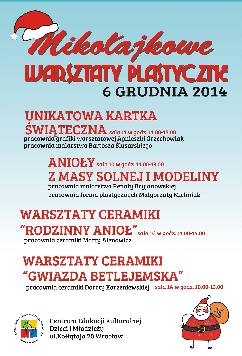 Mikołajkowe warsztaty plastyczne w CEKDiM