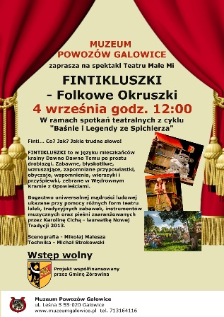 Spektakl Teatru Małe Mi - Fintikluszki