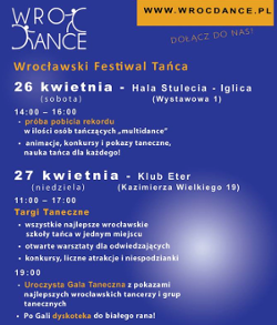 I Wrocławski Festiwal Tańca WrocDance