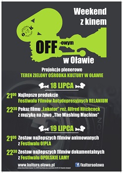 Plenerowe pokazy filmowe w Oławie