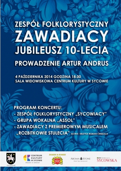 Jubileusz 10-lecia zespołu Zawadiacy 