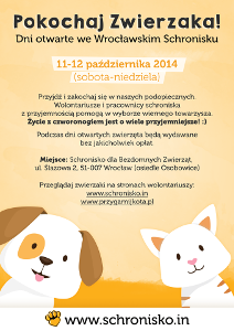 Dni otwarte w Schronisku dla Bezdomnych Zwierząt we Wrocławiu