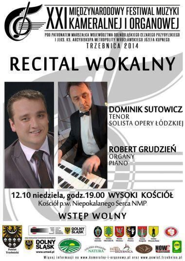 Recital wokalny Dominika Sutowicza