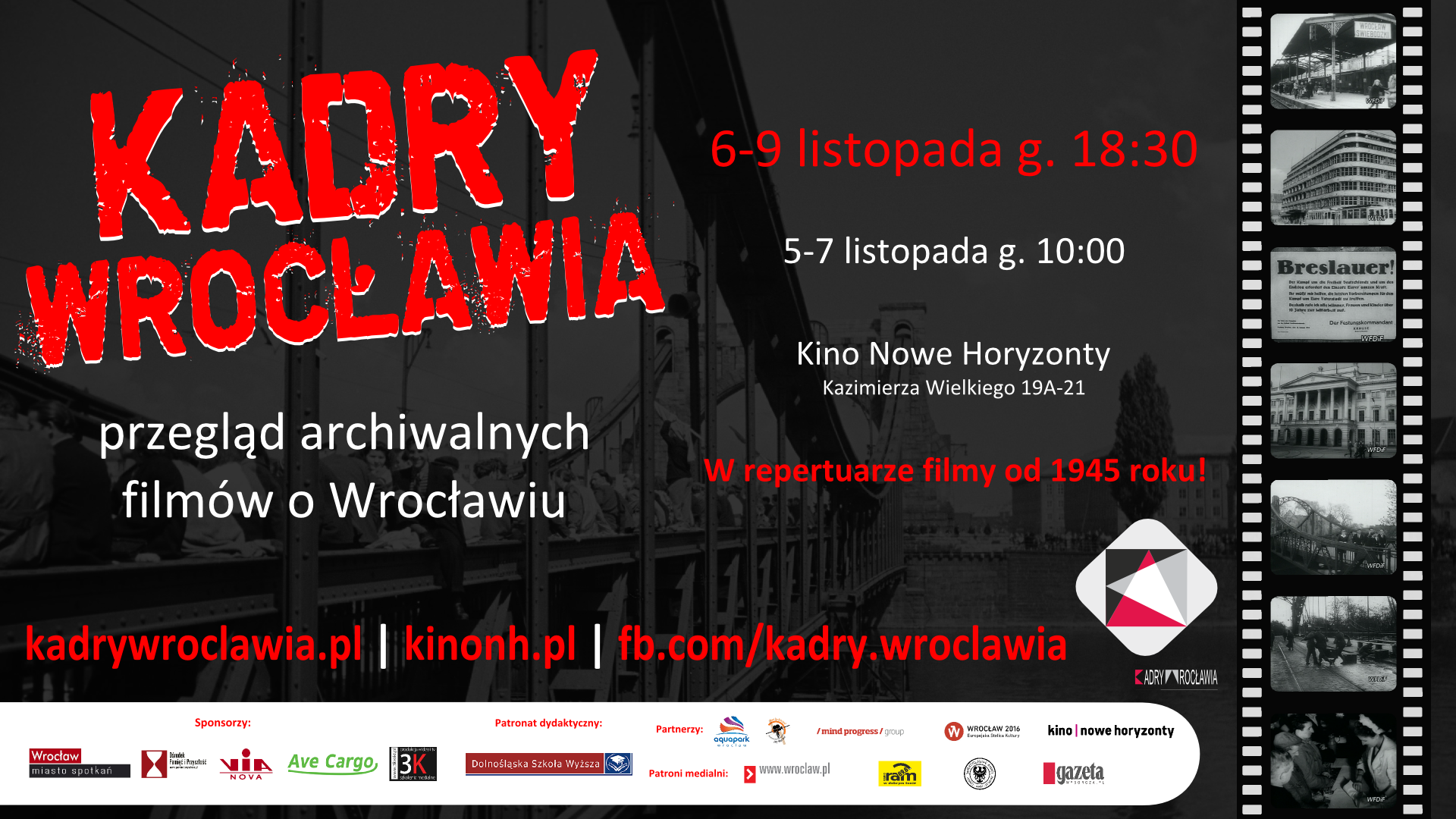 Kadry Wrocławia w Kinie Nowe Horyzonty