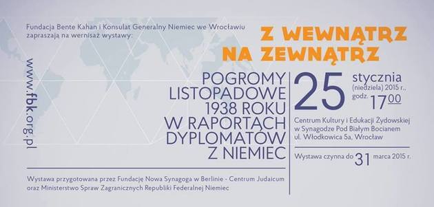 Wystawa Z WEWNĄTRZ NA ZEWNĄTRZ