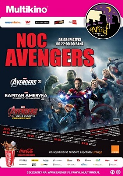 ENEMEF: Noc Avengers z premierą Czasu Ultrona