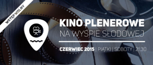 Kino plenerowe na Wyspie Słodowej i nocna rowerowa gra miejska