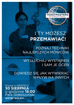 I Ty możesz przemawiać – otwarte spotkanie Toastmasters