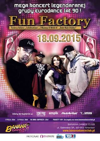 Koncert Fun Factory w Banana Dance Club