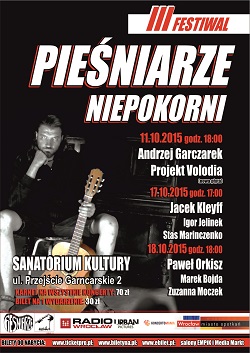 III Festiwal Pieśniarze niepokorni 