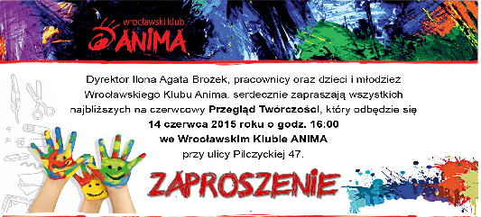 Przegląd twórczości we Wrocławskim Klubie Anima 