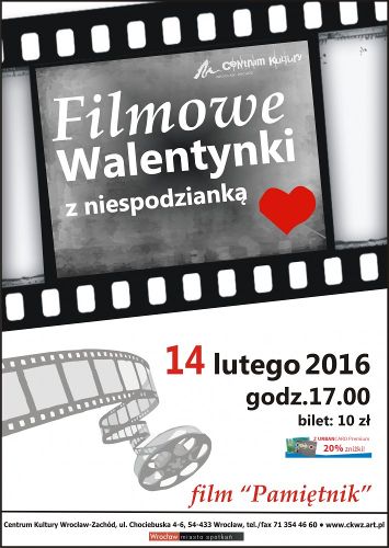 Filmowe walentynki z niespodzianką