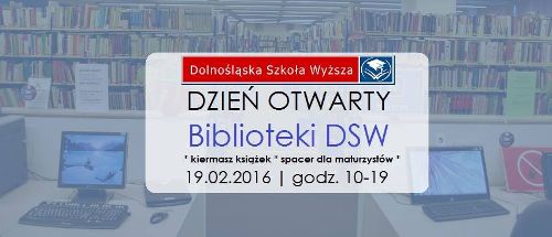 Kiermasz książek i DZIEŃ OTWARTY Biblioteki DSW