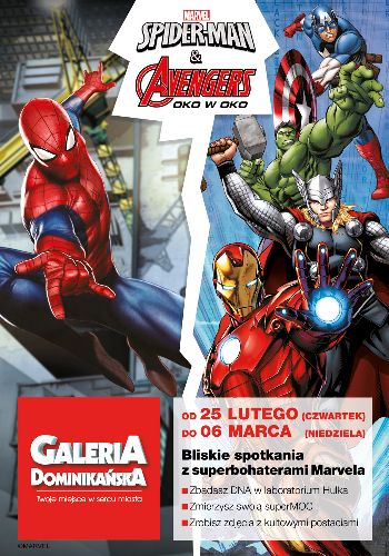 Spider-Man i Avengers w Galerii Dominikańskiej – koniec wystawy