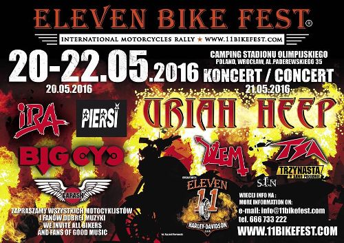 Zlot motocyklowy – Eleven Bike Fest 2016,