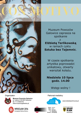 Con motivo – spotkanie i warsztaty z kolażu z Elżbietą Terlikowską