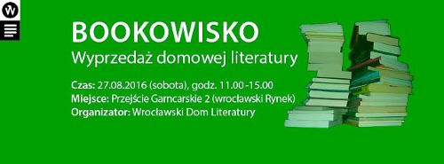 Bookowisko – wyprzedaż domowej literatury