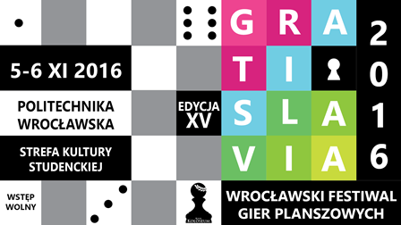 XV Wrocławski Festiwal Gier Planszowych Gratislavia
