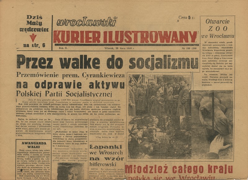 kurier z 1948 wrocław