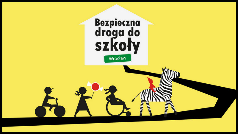 Bezpieczna droga do szkoły - grafika akcji