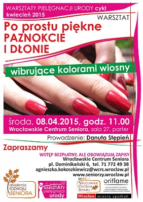 „Zdrowe dłonie i paznokcie” CYKL: „Warsztaty pielęgnacji urody”