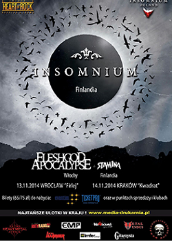 koncert zespołu INSOMNIUM w Firleju