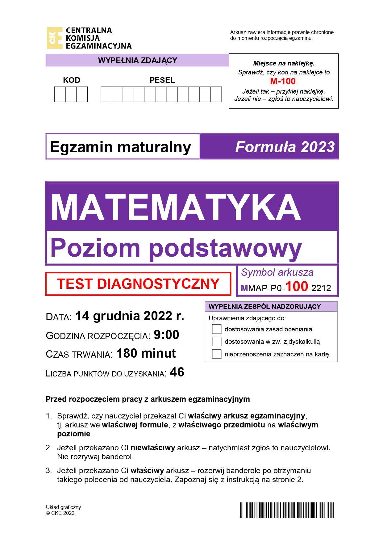 Próbna matura 2023 z matematyki z CKE już dzisiaj. Sprawdź arkusze egz