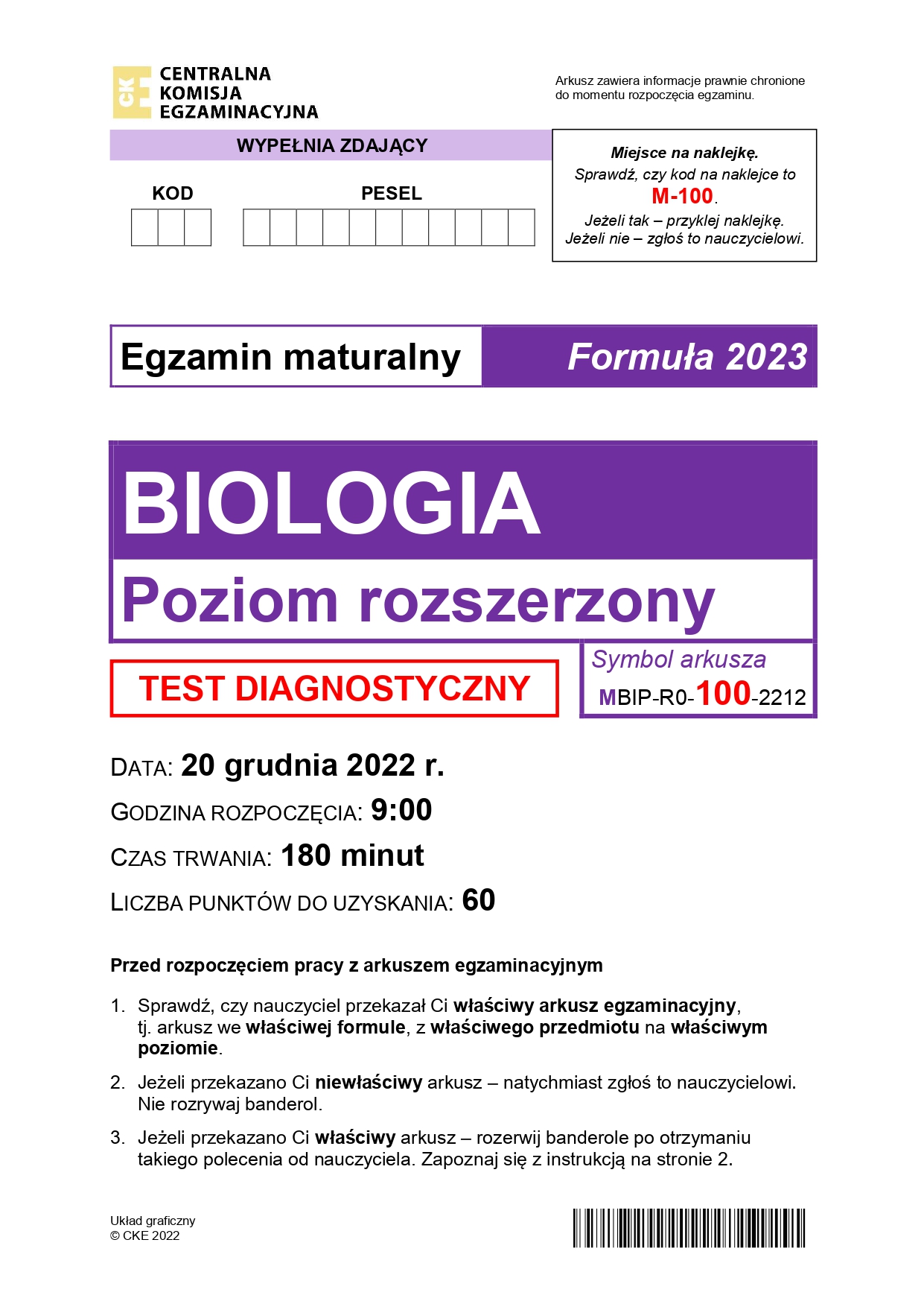 Pr bna matura 2023 z biologii z cke po galeria zdj 27 27