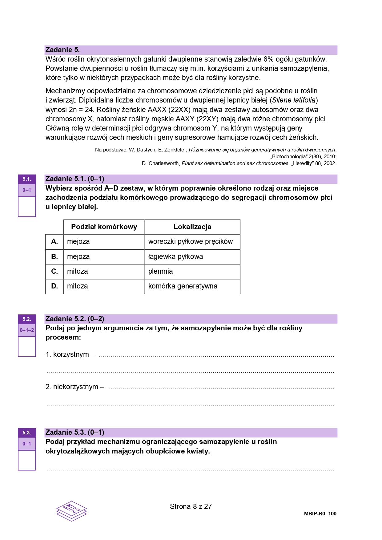 Próbna matura 2023 z biologii z CKE – poziom rozszerzony. Sprawdź arku