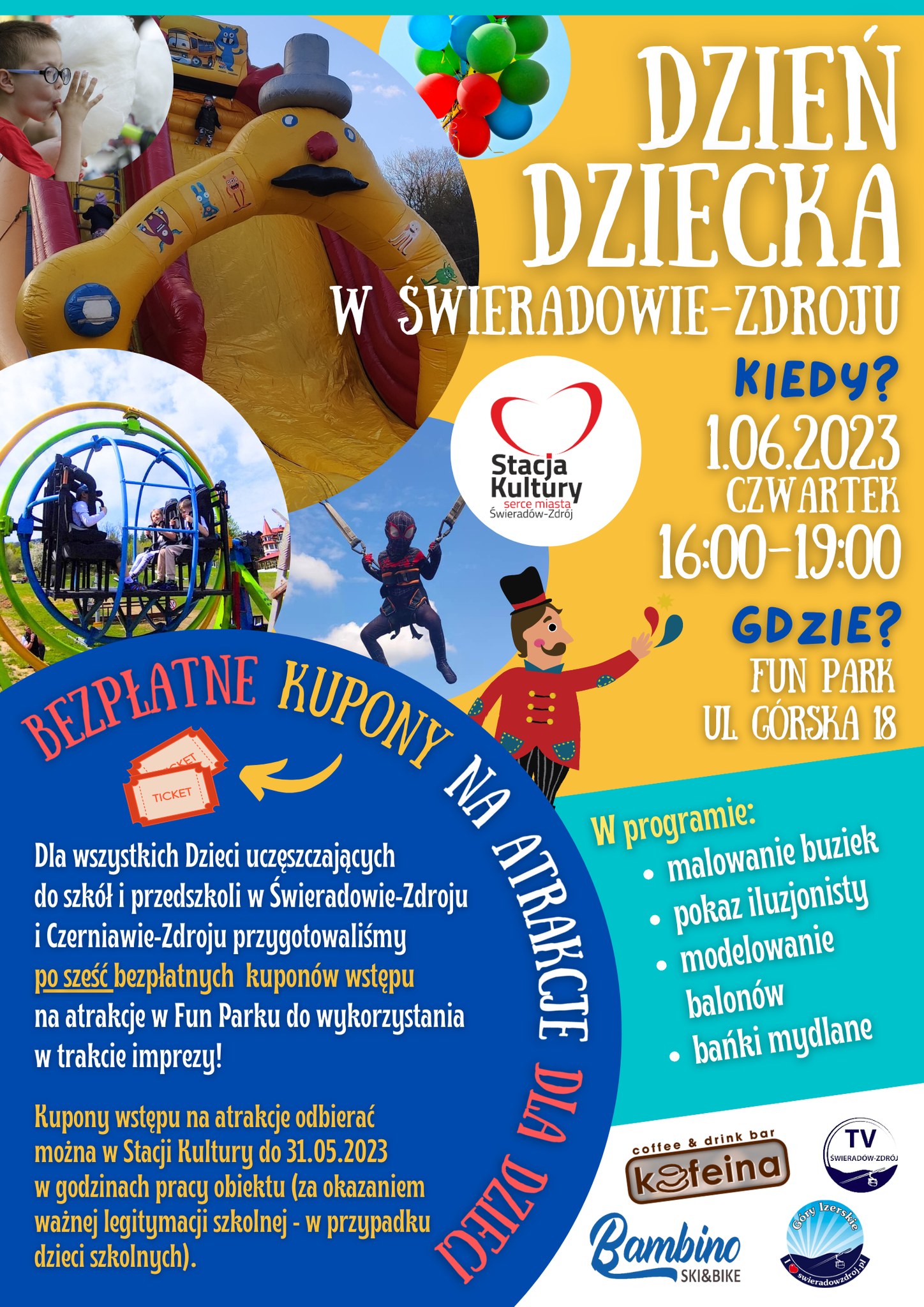 Dzień Dziecka w okolicy Wrocławia i na Dolnym Śląsku. Pikniki, zabawy