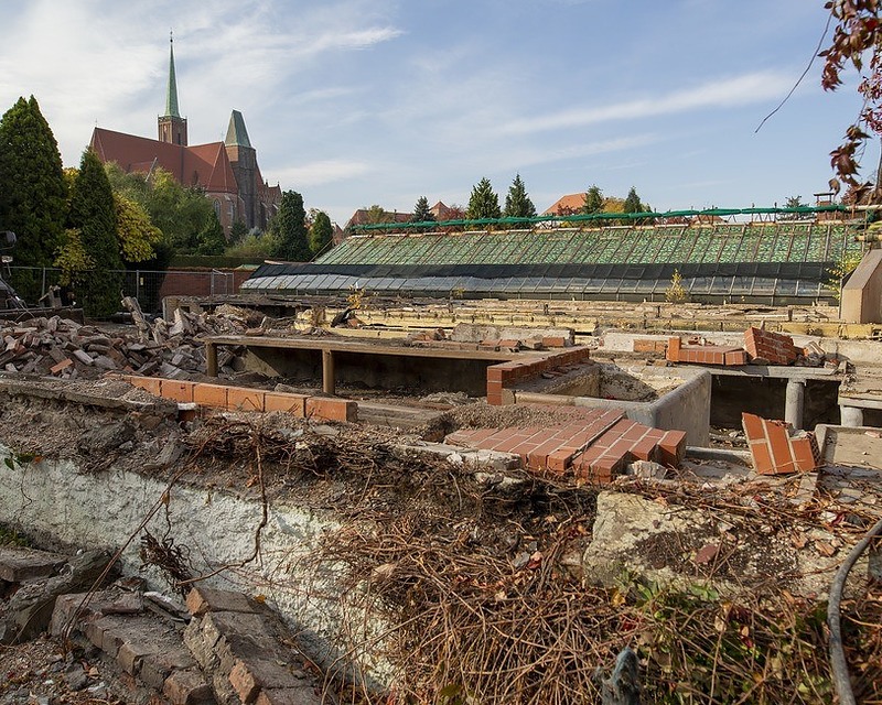 Remont ogrodu botanicznego we Wrocławiu