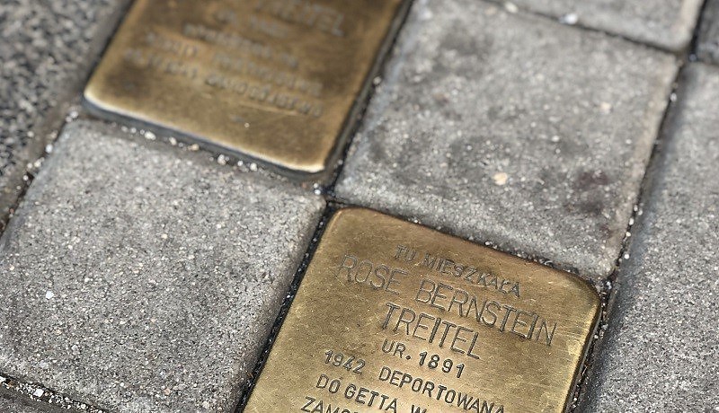 Stolpersteine ul. Świdnicka fot. Urszula Rybicka