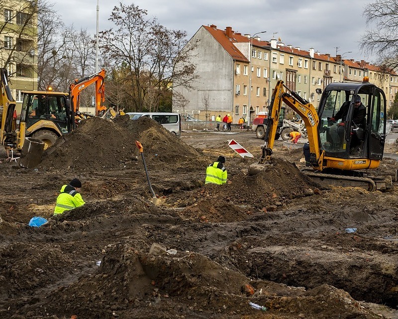 Remont skrzyżowania ul. Pięknej i Nyskiej