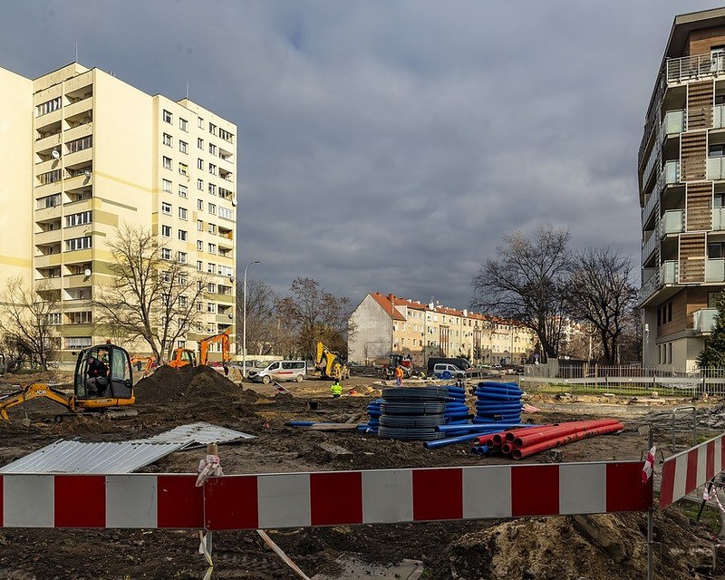 Remont skrzyżowania ul. Pięknej i Nyskiej