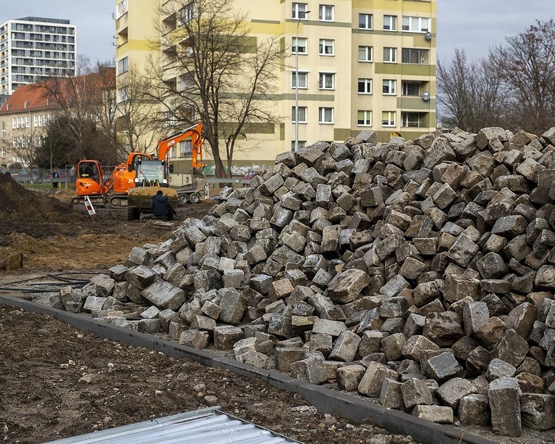 Remont skrzyżowania ul. Pięknej i Nyskiej