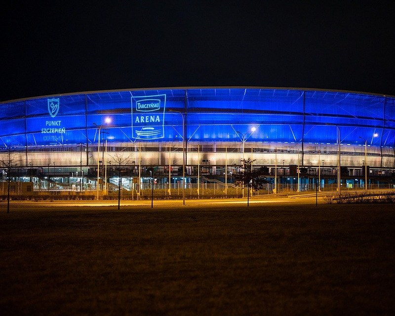 Stadion niebiesko-żółty Wrocław