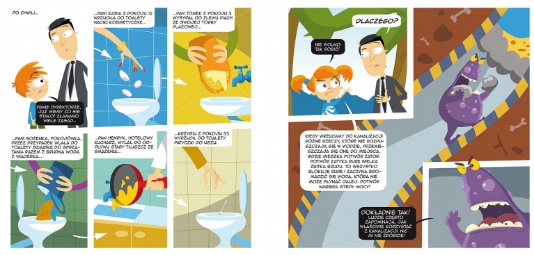 komiks o potworze Zatorze