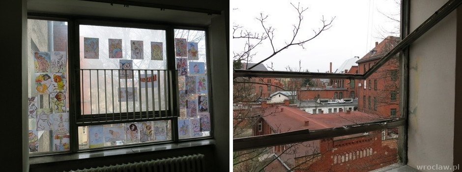 Stare okna w Klinice