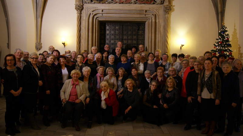 Wigilia senior&oacute;w z prezydentem Rafałem Dutkiewiczem 2017, fot. Bartosz Moch