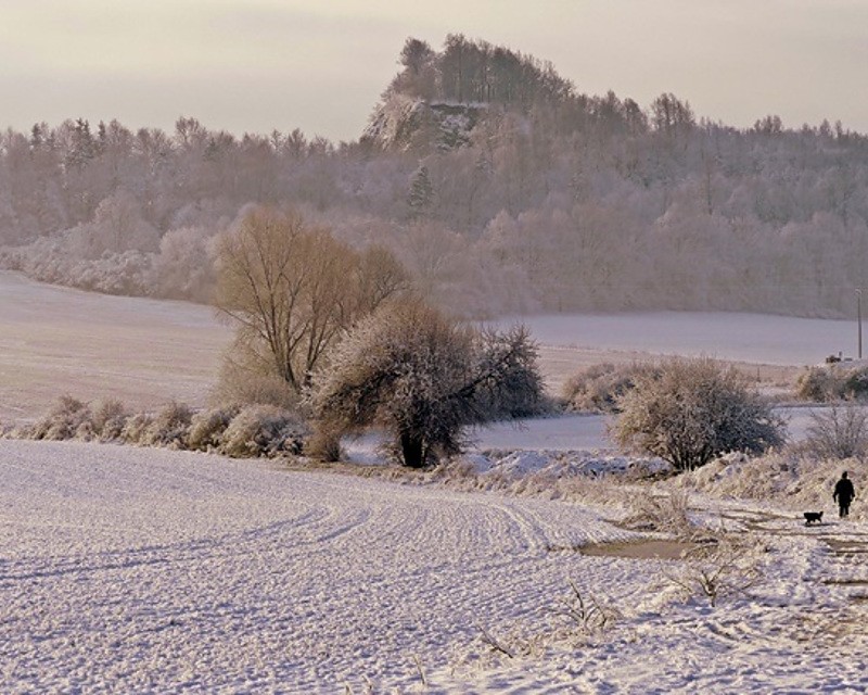 Zimowy widok na Wilkołaka, fot. Kajetan Kukla
