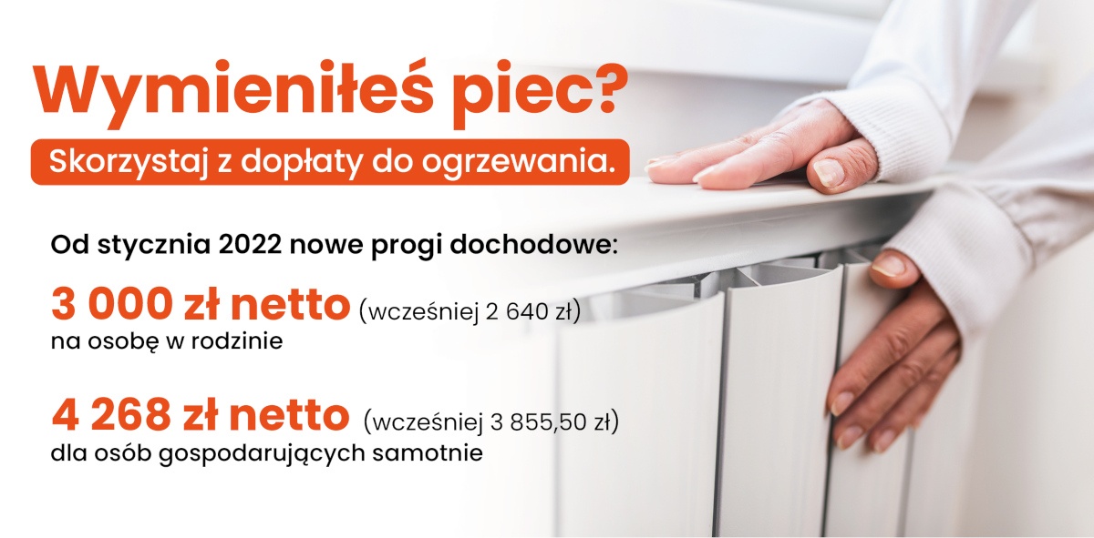 dopłaty do ogrzewania infografika