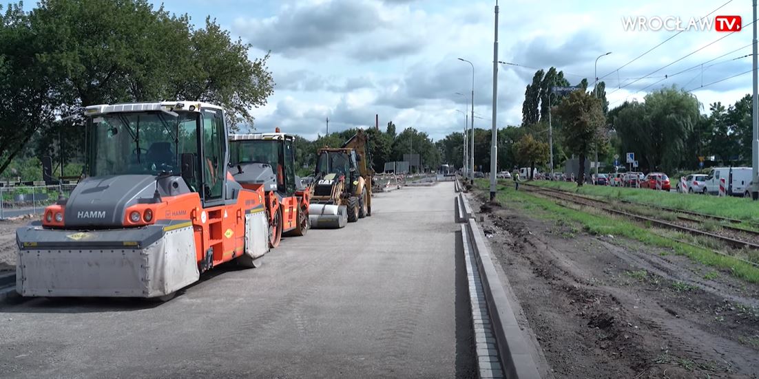 Tramwaje na ul Krakowskiej we Wrocławiu