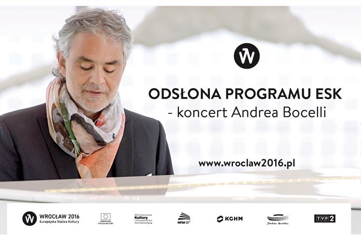 Andrea Bocelli In Un Concerto Evento A Wroclaw Www Wroclaw Pl