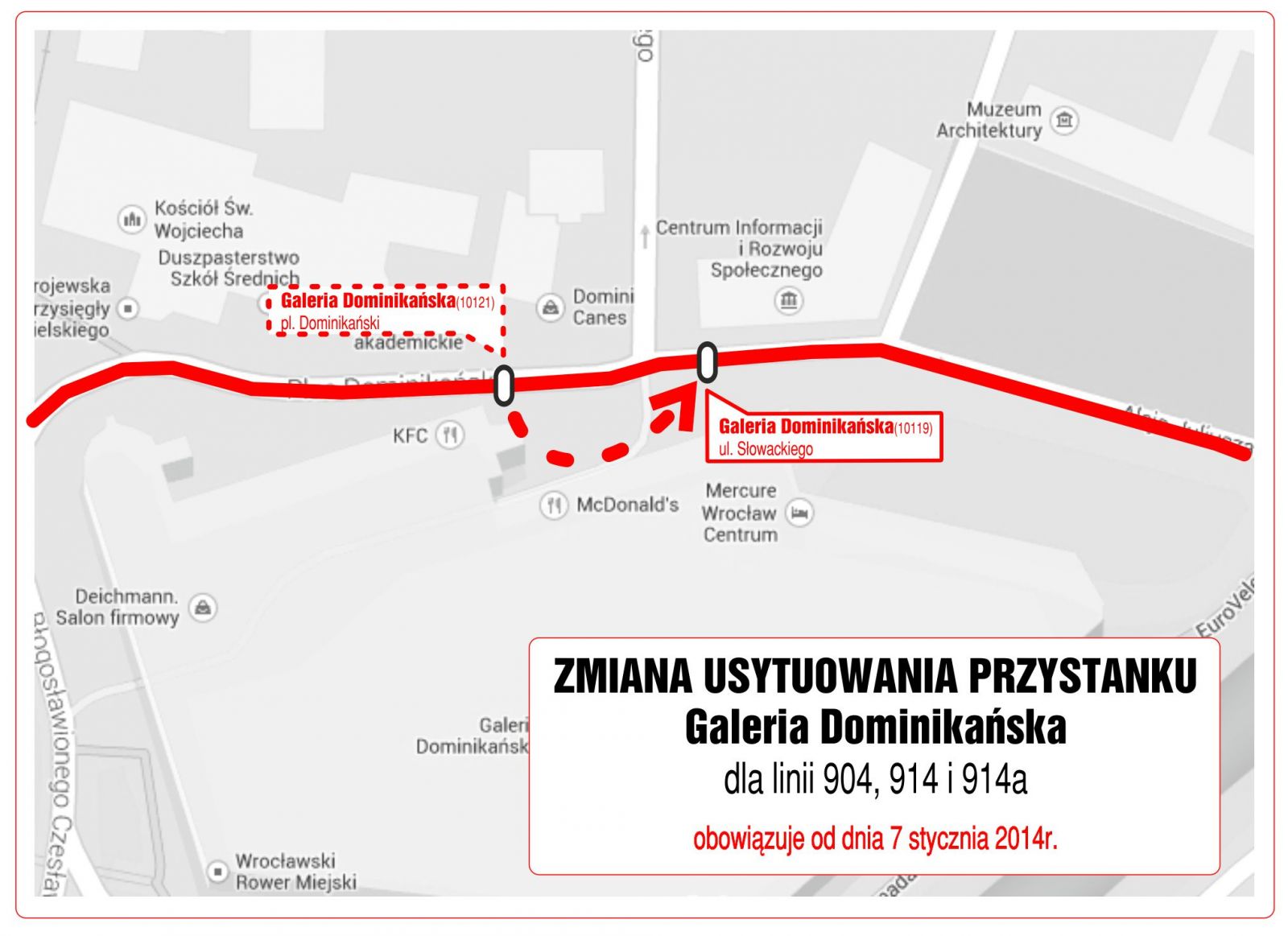 O Godzinie 7 45 Z Przystanku Początkowego Odjechały Jednocześnie Autobusy Nowy przystanek | www.wroclaw.pl