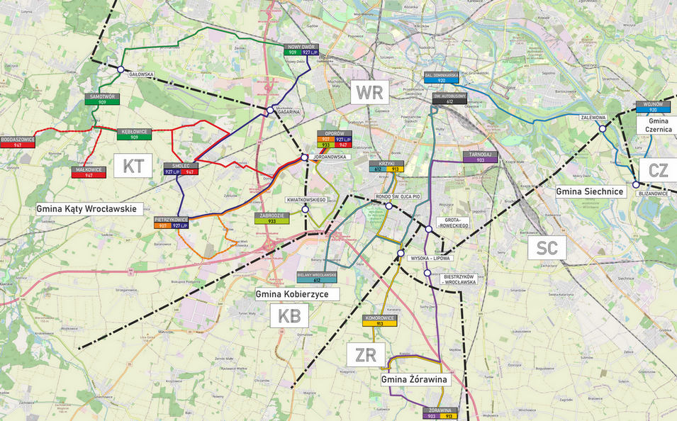 Nowe linie autobusowe do podwrocławskich miejscowości