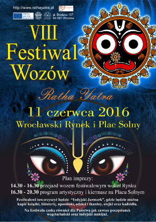 VIII Edycji Ratha yatry, czyli Festiwal Wozów
