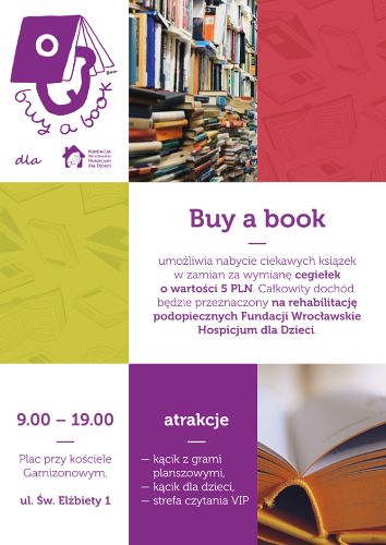 BUY A BOOK 6: akcja na rzecz Wrocławskiego Hospicjum dla Dzieci
