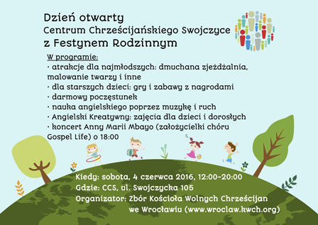 Dzień otwarty Centrum Chrześcijańskiego Swojczyce